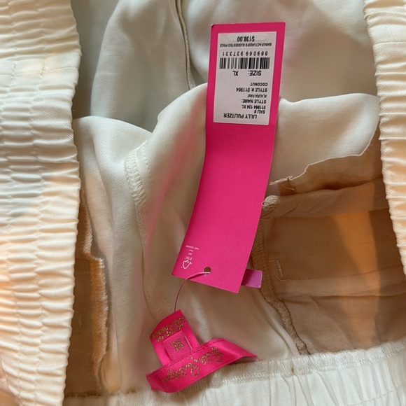Lilly Pulitzer NWT cream pants - Picture 3 of 3